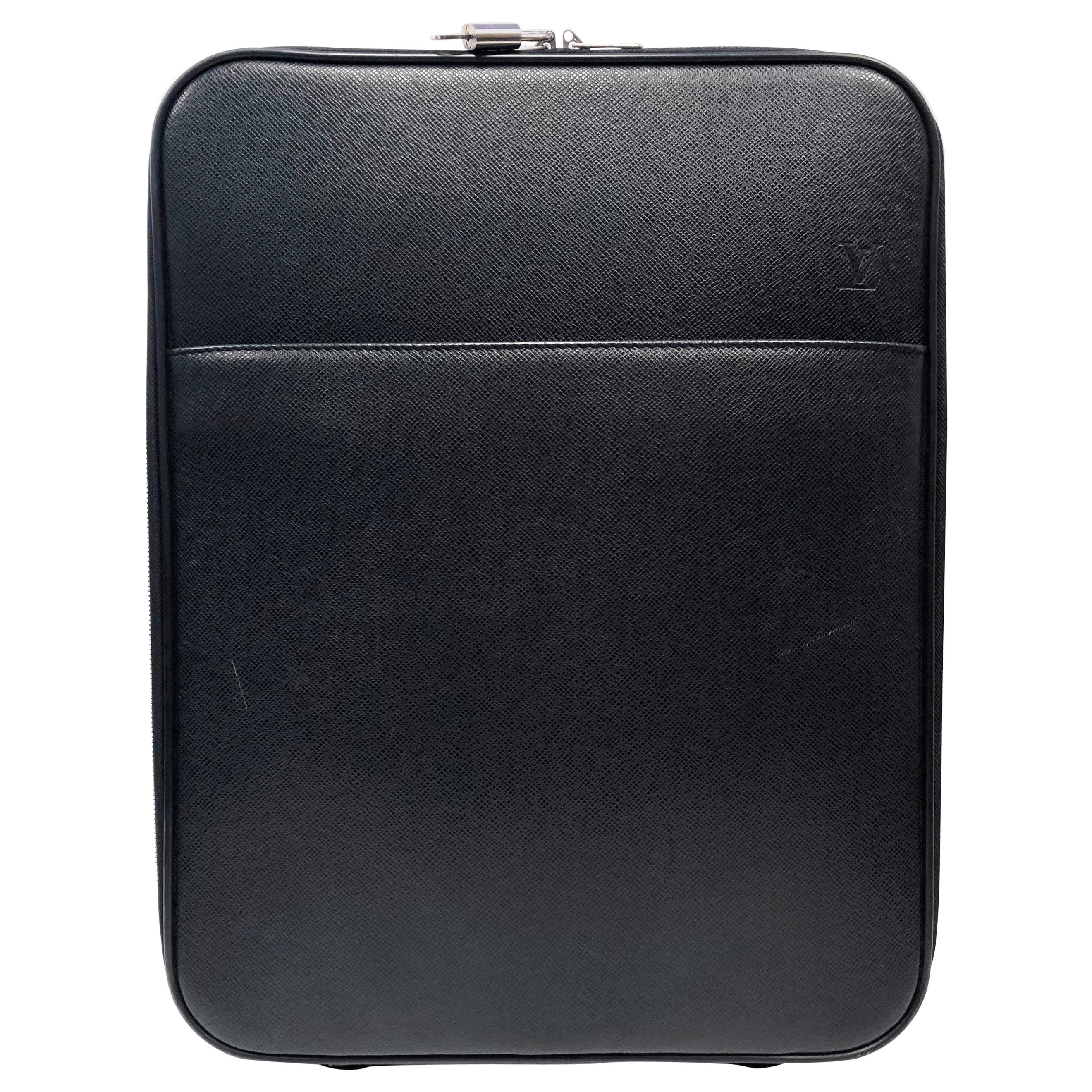 LOUIS VUITTON Taiga Pegase 45 Ardoise Business Suitecase Luggage For Sale