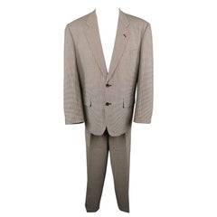 COMME des GARCONS Vintage 1991 S Black & White Houndstooth Wool Suit
