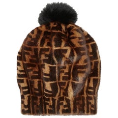 Fendi Mink and Fox Fur Hat