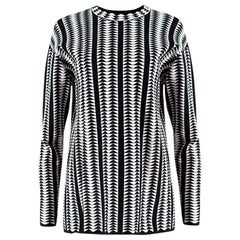 Alaia Monochrome Geometric Sweatshirt US 8