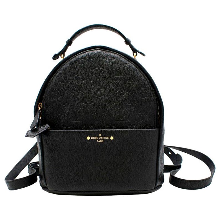 Louis Vuitton Empreinte Sorbonne black leather backpack at 1stdibs