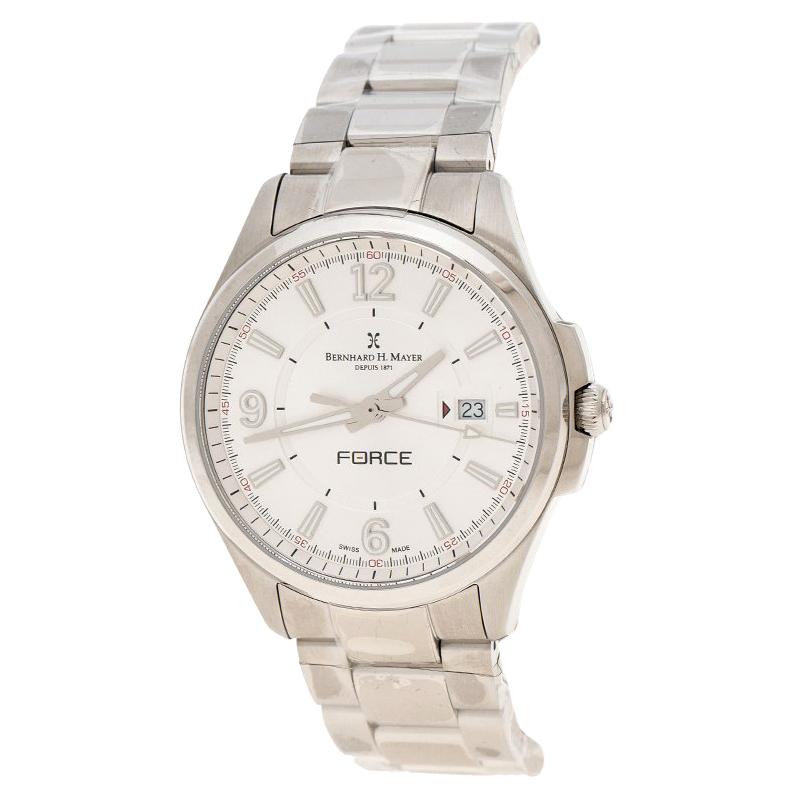 Bernhard H. Mayer Silver White Stainless Steel Force Artemis Women's Wristwatch 