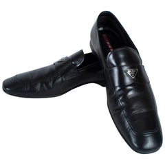 Men’s Prada Calfskin Logo Medallion Loafer, 21st Century