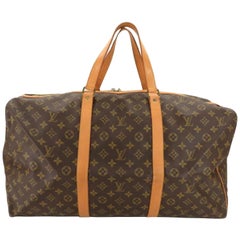 Sac Souple 55, Used & Preloved Louis Vuitton Travel Bag, LXR USA, Brown