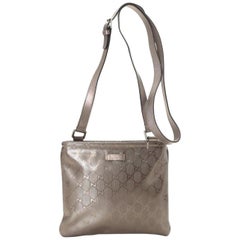 Gucci Lavender Monogram Gg Imprime Messenger 868942 Purple Patent Leather Cross