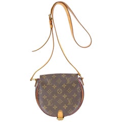Louis Vuitton Monogram Sac Tambourin 868697 Brown Coated Canvas Cross Body Bag