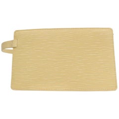 Louis Vuitton Vanilla Epi Rochelle Belt 868462 Ivory Leather Clutch