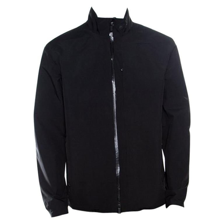Z Zegna Black Soft Shell Travel Essential Zip Front Jacket L For Sale ...