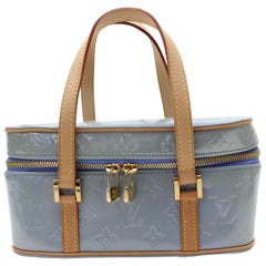 Louis Vuitton Monogram Vernis Sullivan Horizontal A867848 Blue Patent Leather 