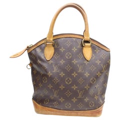 Louis Vuitton Lockit Monogram Pm 869041 Brown Coated Canvas Satchel