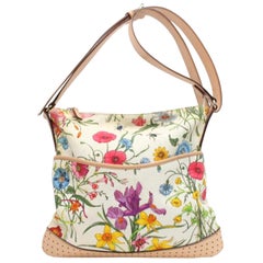 Gucci Floral Print Signature Cross Body 868868 Multicolor Canvas Messenger Bag