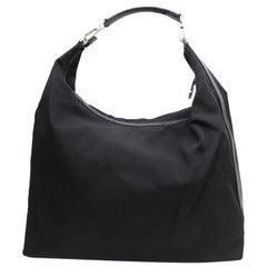 Gucci Extra Large 868721 Black Nylon Hobo Bag