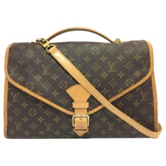 Vintage Louis Vuitton Beverly Monogram Gm 2way Briefcase 869607 Brown Shoulder Bag