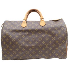 Vintage Louis Vuitton Speedy Large Monogram 40 Boston Gm 869605 Brown Weekend/Travel Bag