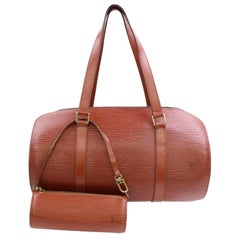Louis Vuitton Soufflot And Mini Set868522 Brown Leather Shoulder Bag