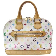 Vintage Louis Vuitton Monogram Multicolor White Alma – Madison Avenue  Couture