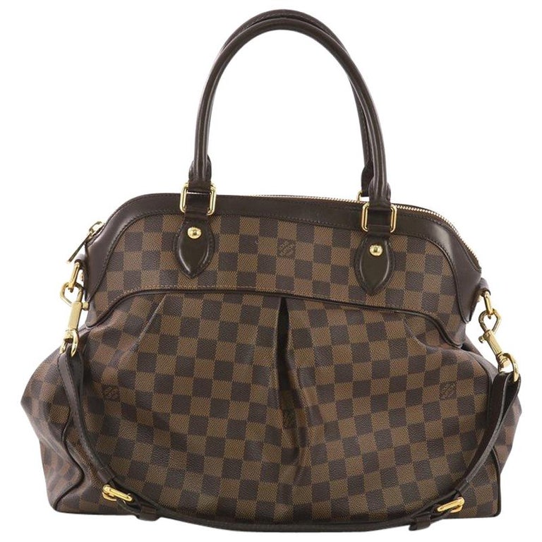 Louis Vuitton Brown Damier Ebene Canvas Verona PM Handbag / Shoulder Bag  New at 1stDibs