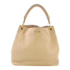 Prada Rolled Hobo Vitello Daino Large