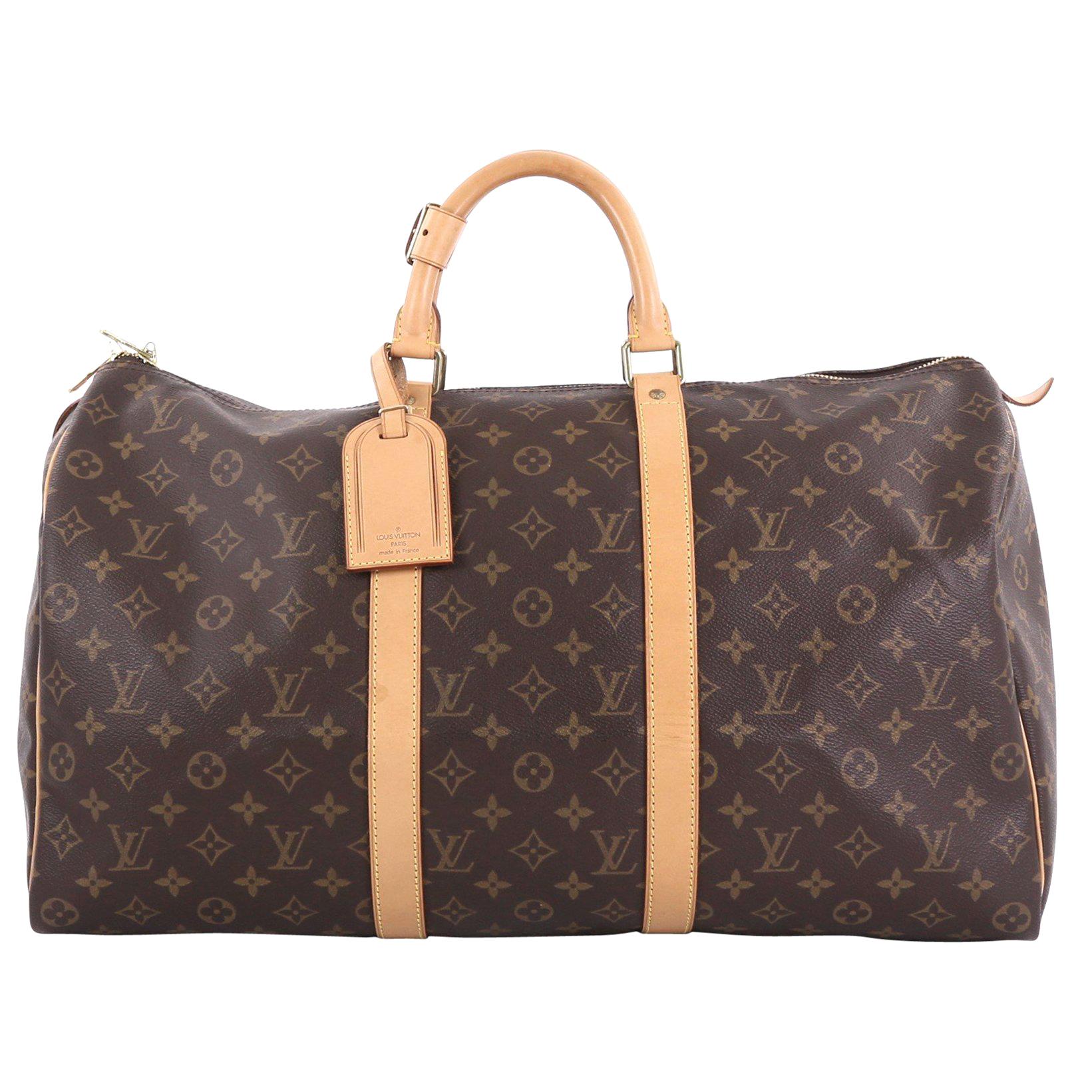 Louis Vuitton Keepall Bag Monogram Canvas 50