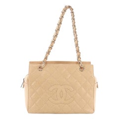 Chanel Petite Timeless Tote Quilted Caviar