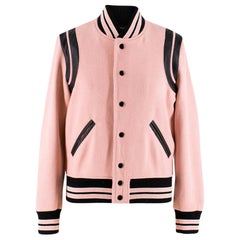 Saint Laurent Wool-blend Teddy Jacket US 6