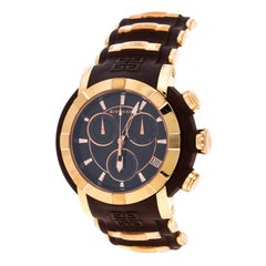 Givenchy Brown Rose Gold Stainless Steel GV-5213J Men's Wristwatch 48MM