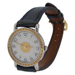 Vintage Women's Hermes Sellier  Stainless Steel  Watch