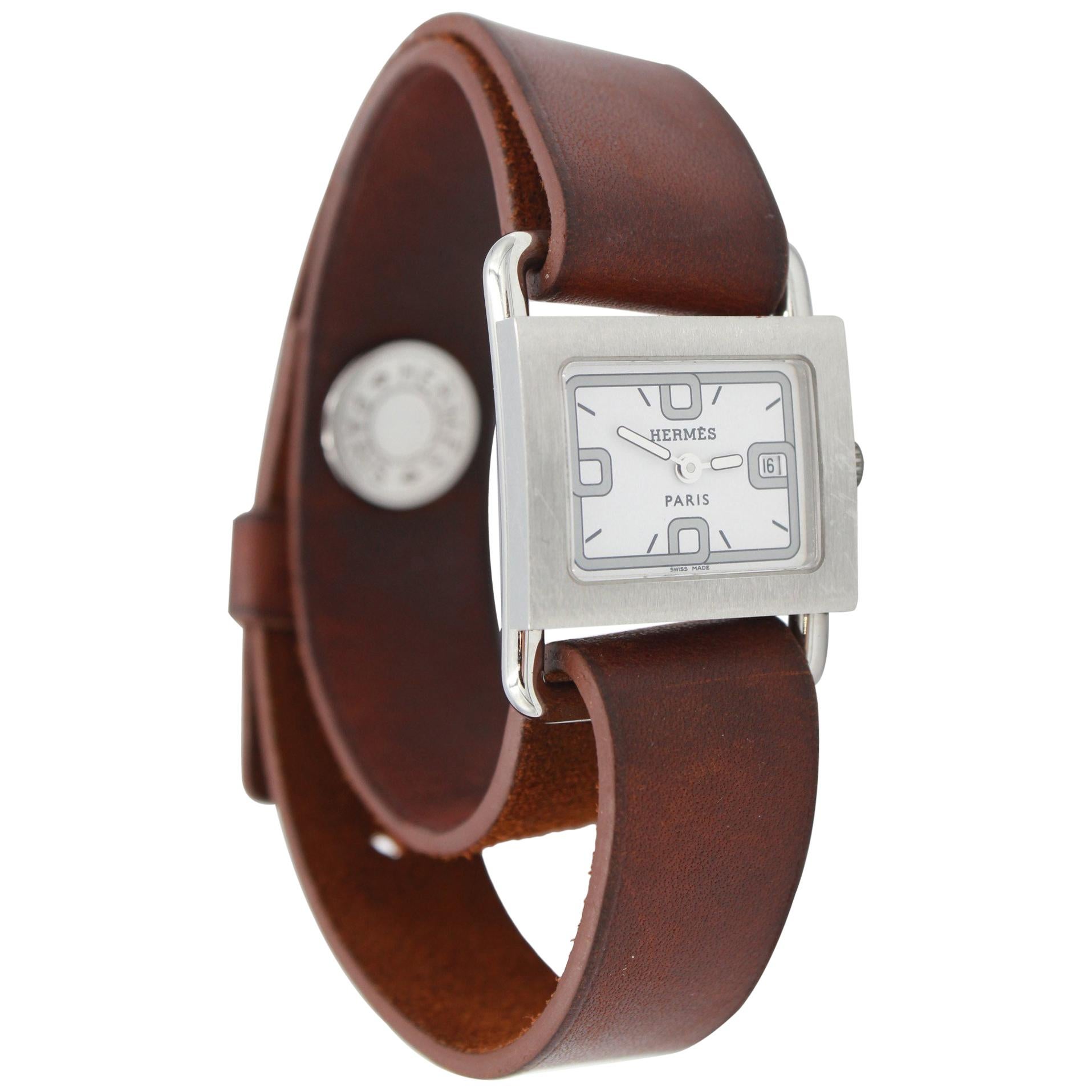 Women's Hermes Barenia  Stainless Steel  Watch