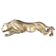 Christopher Ross 24k Gold Plated Panther Belt Buckle circa 1976 