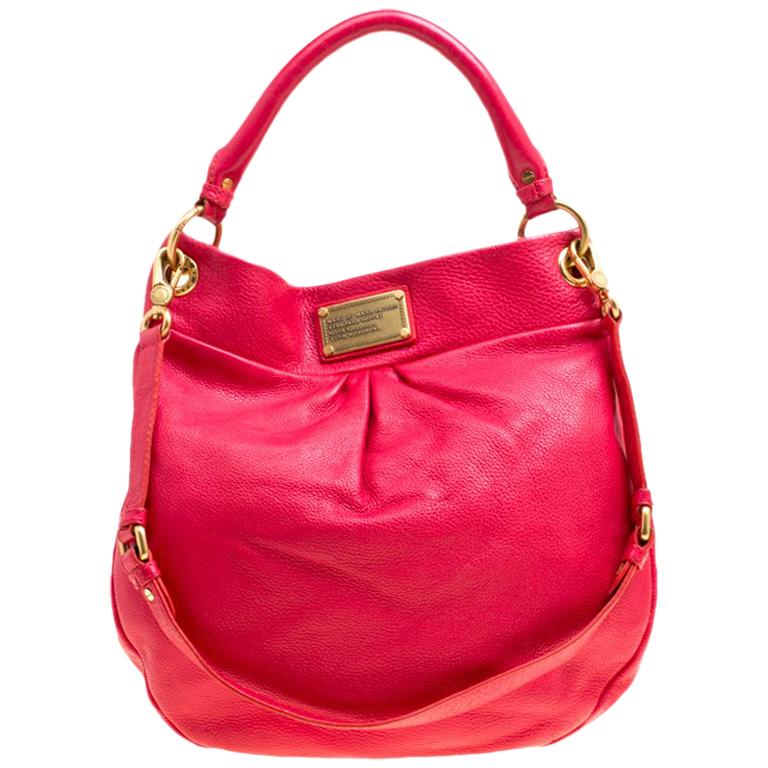 Marc by Marc Jacobs Red Leather Classic Q Hillier Hobo For Sale at ...