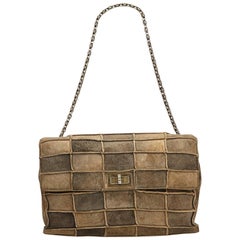 Chanel Brown Reissue Patchwork Flap Bag