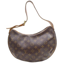 Louis Vuitton Croissant Monogram Mm Hobo 867968 Brown Coated Canvas Shoulder Bag