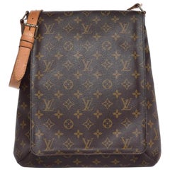 Louis Vuitton Musette Monogram Salsa Gm 868563 Brown Coated Canvas Messenger Bag