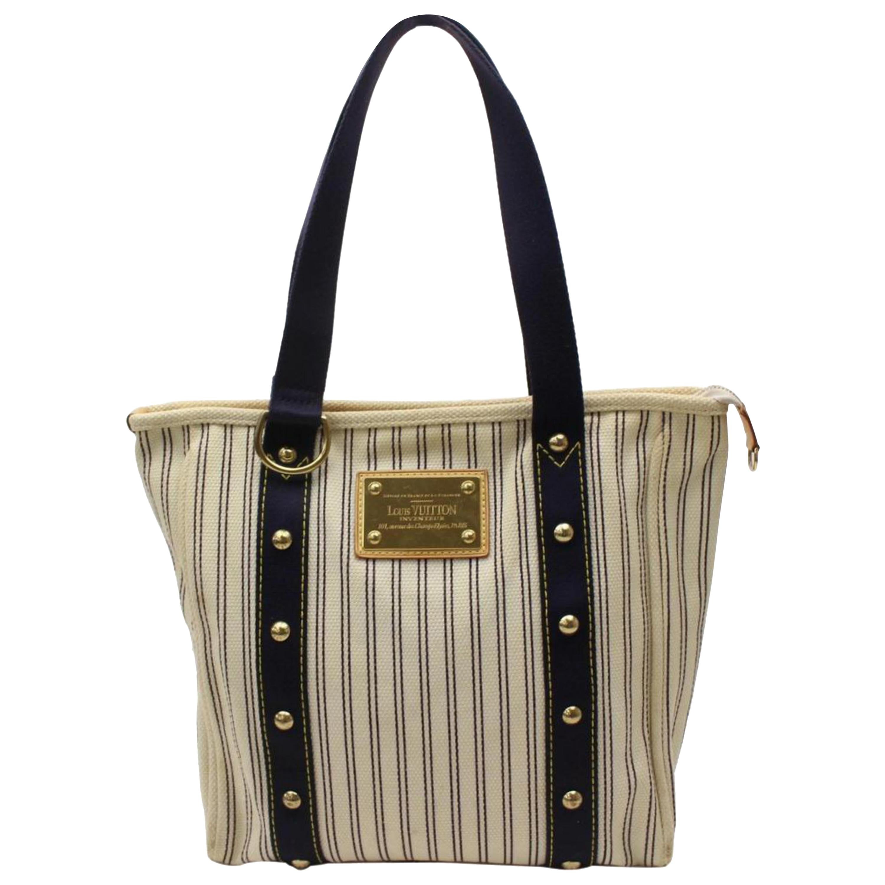 Louis Vuitton, Bags, Louis Vuitton Cabas Antigua Stripes Vguc Sp07