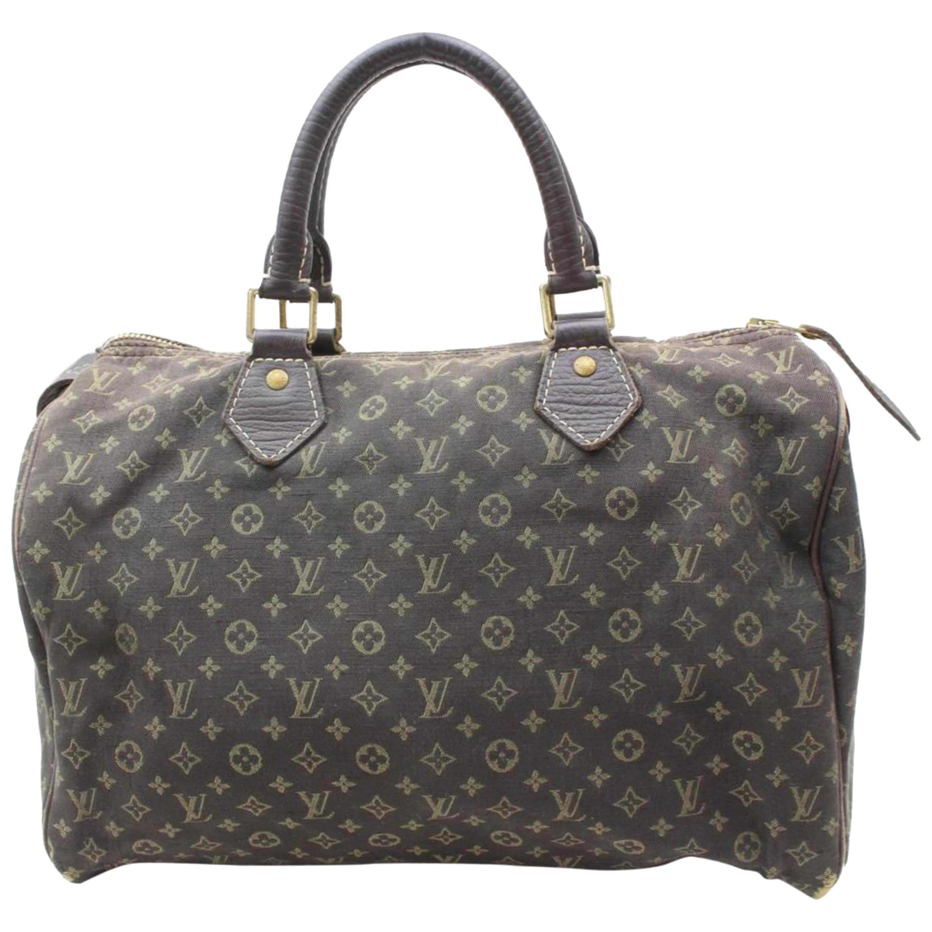 Louis Vuitton Speedy 30 Metallic (grey) Duffle Bag