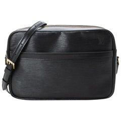 Louis Vuitton Trocadero Noir 869671 Black Leather Shoulder Bag