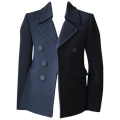 Celine Wool-Blend Short Jacket