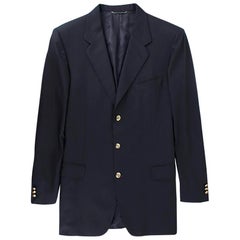 Dior deep-navy wool-blend blazer XXL