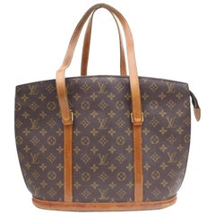Japan Used Bag] Used Louis Vuitton Babylon Monogram Canvas/Pvc/Brw/Used Bag