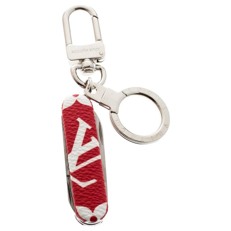 Louis Vuitton Supreme Red Pocket Swiss Army Knife Key Ring / Keychain ...