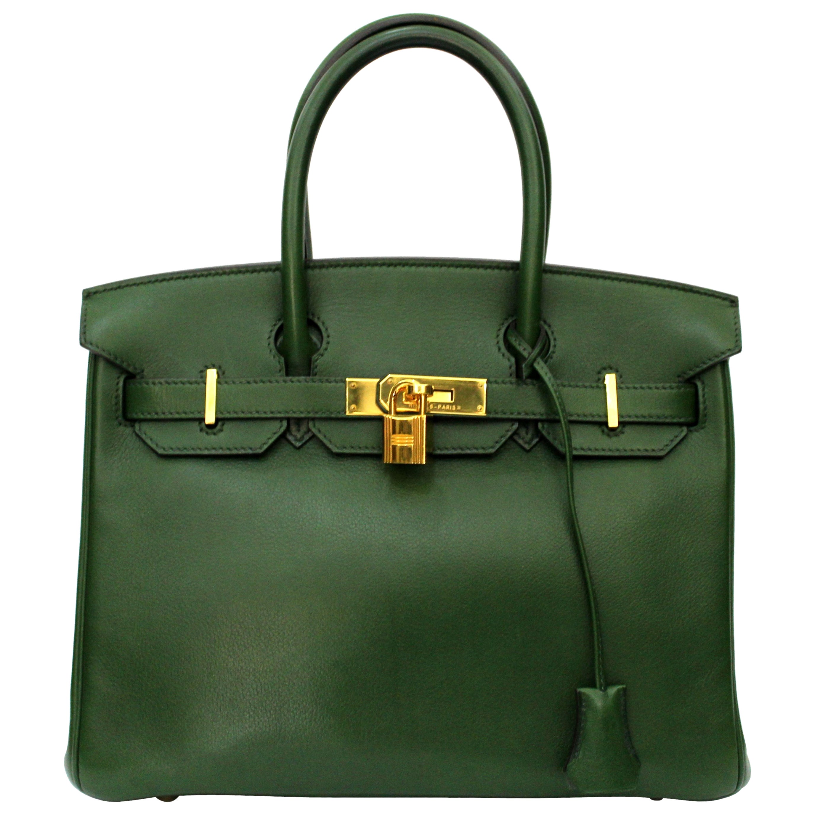 Hermes Vintage Cadena Top Handle Bag Box Calf at 1stDibs