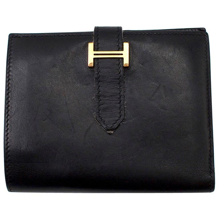 Hermes Mini Bearn H Mens Wallet at 1stDibs