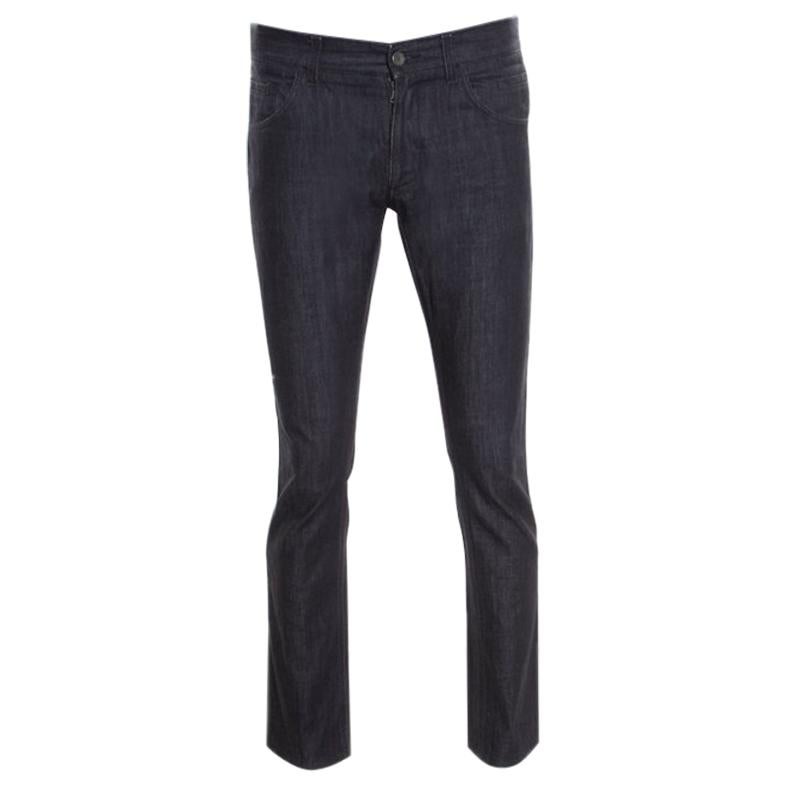 Dolce And Gabbana 16 Black Straight Fit Denim Jeans S