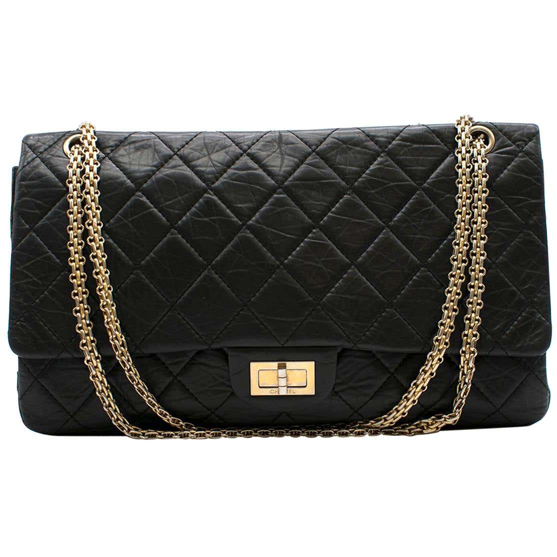 Chanel 2.55 Jumbo Reissue double-flap quilted leather bag at 1stDibs