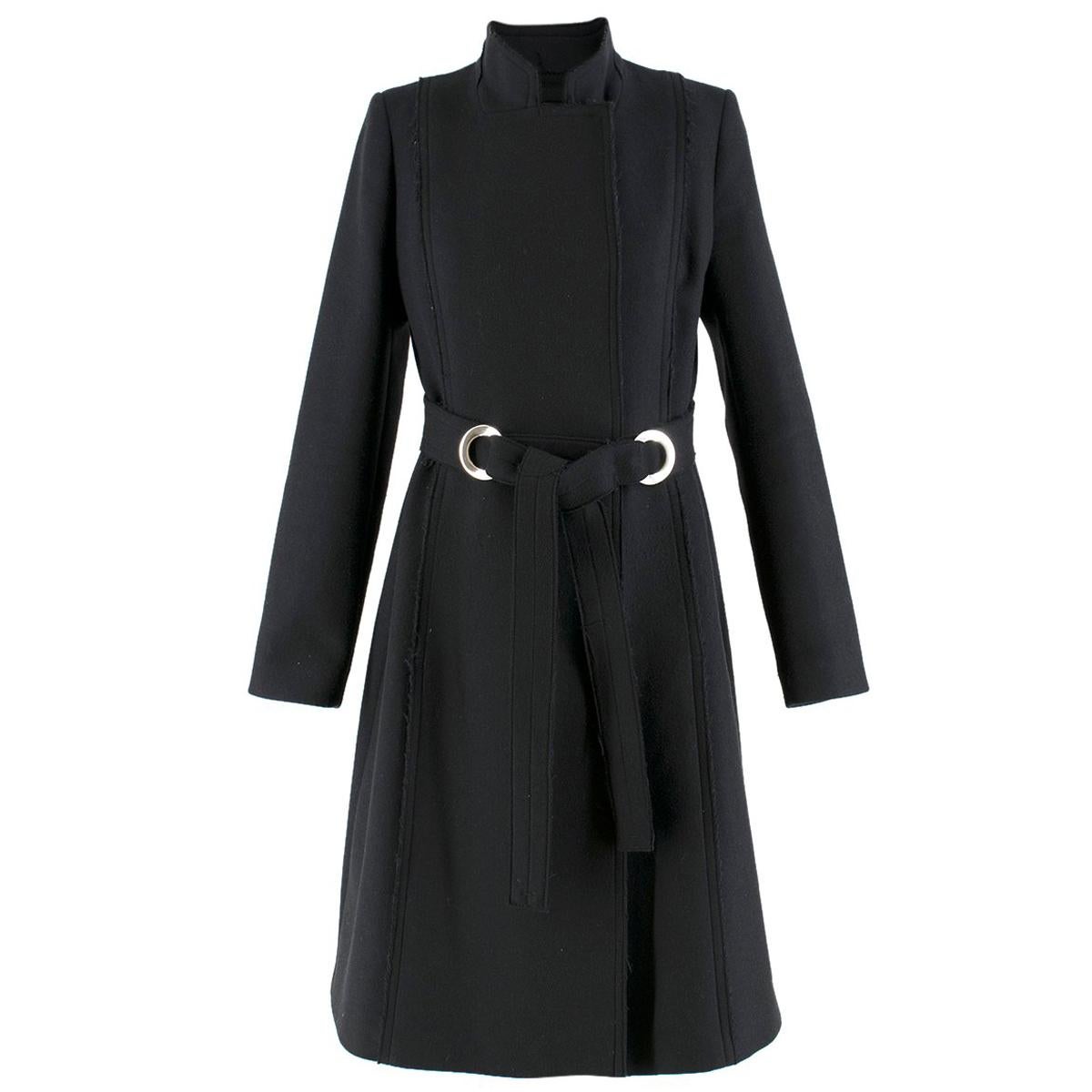 Proenza Schouler Belted Wool Blend Coat US 6