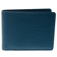 Louis Vuitton Blue Epi Leather Wallet < Wallets