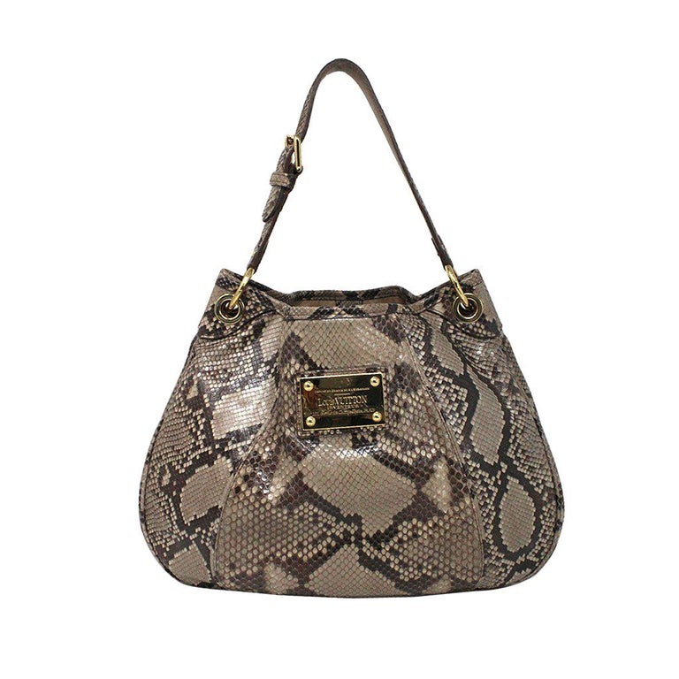 Louis Vuitton Python Galliera Smeralda PM handbag at 1stdibs