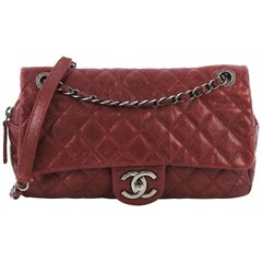 Chanel Easy Flap Bag Quilted Caviar Medium