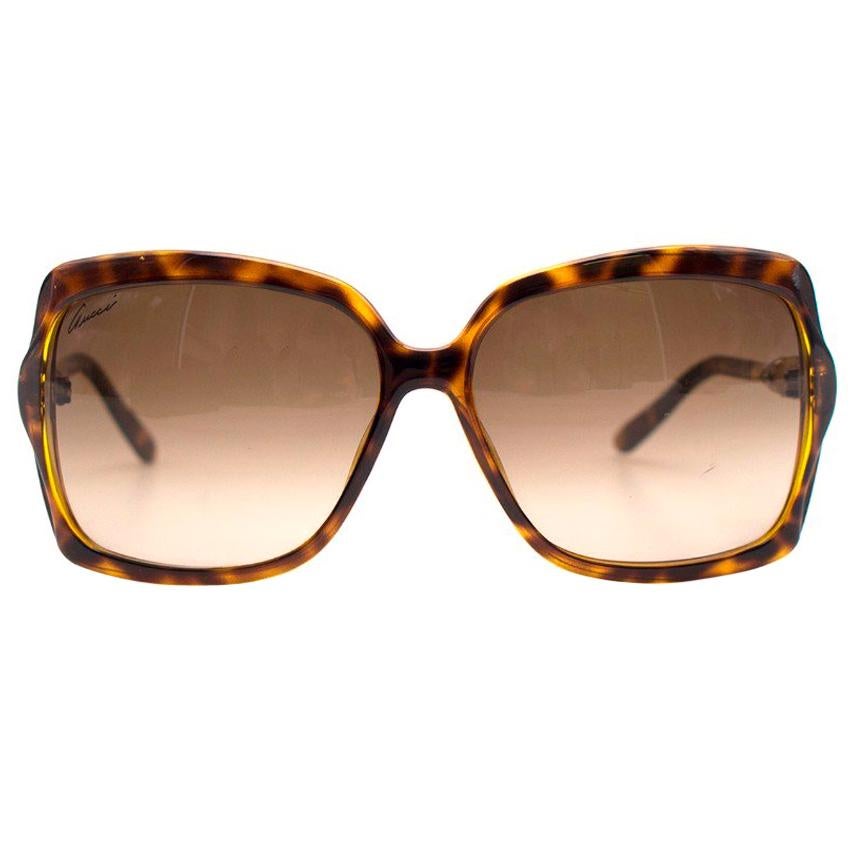 Gucci Bamboo square-frame sunglasses