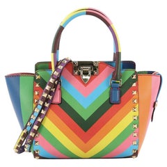 Valentino 1973 Rockstud Tote Rigid Leather Mini